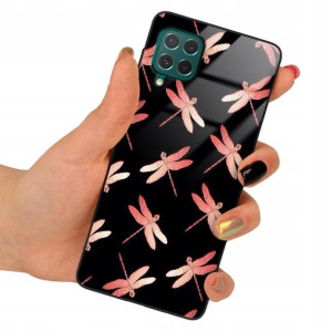 Etui Glass do SAMSUNG M62 Obudowa Motyle Top Wzory
