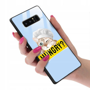 Etui GLASS do SAMSUNG NOTE 8 TEDDY Misie Wzory