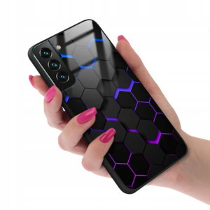 Etui Glass do SAMSUNG S22 PRO Kolorowe Modne Wzory