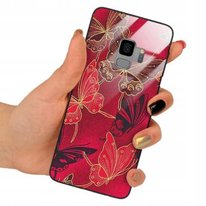 Etui Glass do SAMSUNG S9 Obudowa Motyle Case Wzory