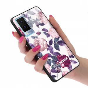 Etui GLASS do VIVO V21E 5G Obudowa Wiosenne Wzory