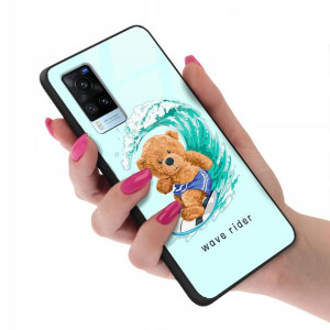 Etui GLASS do VIVO X60 Case TEDDY Misie Wzory