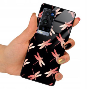 Etui Glass do VIVO X60 PRO PLUS Case Motyle Wzory
