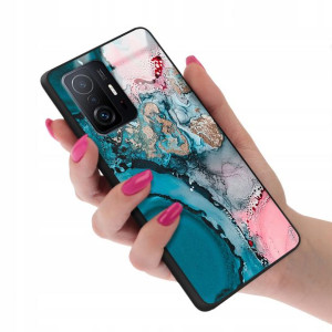 Etui Glass do XIAOMI 11T PRO 5G Marmurki Wzory