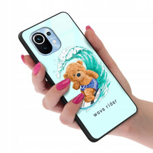 Etui GLASS do XIAOMI Mi 11 Case TEDDY Misie Wzory