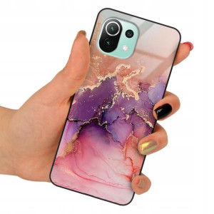 Etui GLASS do XIAOMI Mi 11 LITE 4G Marmurki Wzory