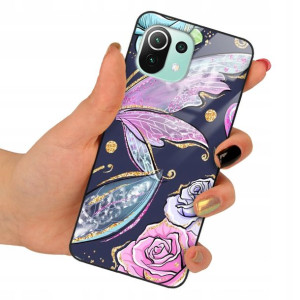 Etui Glass do XIAOMI Mi 11 LITE 5G Motyle Wzory