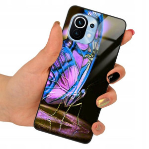 Etui Glass do XIAOMI Mi 11 Obudowa Motyle Wzory