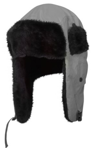Czapka Ocieplana Uszanka Szara Lahti Pro 1szt/opak L1020100