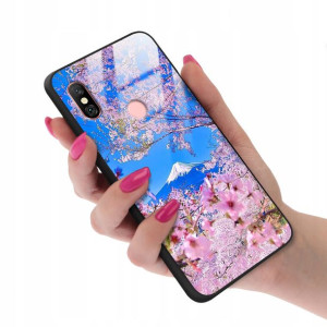 Etui GLASS do XIAOMI REDMI NOTE 6 Wiosenne Wzory