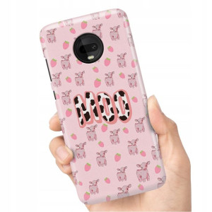 Etui Grube 2mm do MOTOROLA MOTO G7 Misie Top Wzory
