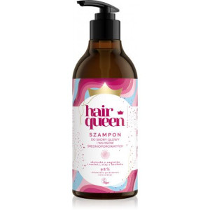 Hair Queen Szampon do skóry głowy i włosów średnioporowatych 400ml