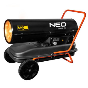 Nagrzewnica olejowa 30kW, zbiornik 34l, kółka, NEO 90-081