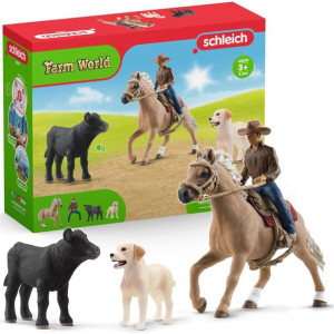 Schleich 42578 Kowbojskie Przygody Na Dzikim Zachodzie Farm World Zestaw