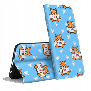 Etui Magnet do SAMSUNG S22 Zwierzaczki Pełny Wzór