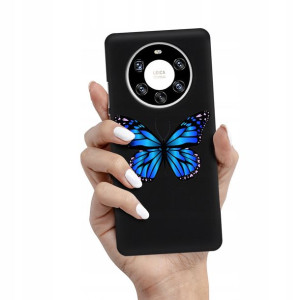 Etui Mat Czarny do HUAWEI MATE 40 PRO PLUS Wzory