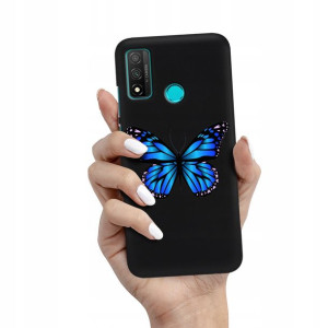 Etui Mat Czarny do HUAWEI P SMART 2020 Top Wzory