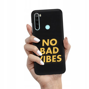 Etui Mat CZARNY do XIAOMI REDMI NOTE 8 2021 Wzory