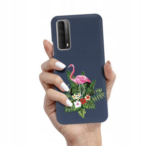 Etui Mat Granat do HUAWEI P SMART 2021 Top Wzory