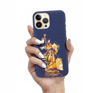 Etui Mat Granat do IPHONE 13 PRO MAX Wiosna Wzory