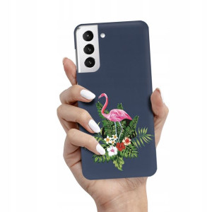 Etui Mat Granat do SAMSUNG S21 PLUS Wiosna Wzory