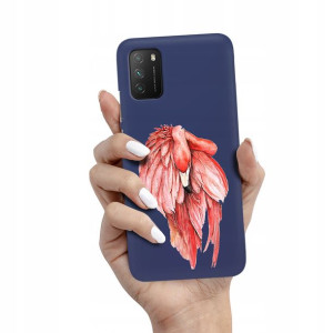 Etui Mat Granat do XIAOMI REDMI NOTE 9 4G Wzory