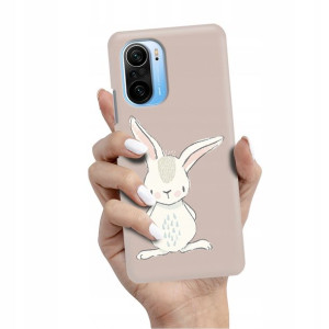 Etui Matowe CIEMNY RÓŻ do XIAOMI REDMI K40 Wzory