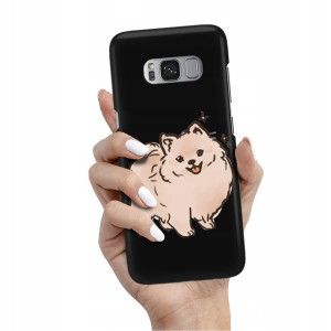 Etui Matowe CZARNE do SAMSUNG S8 PLUS Case Wzory