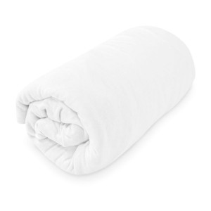 Prześcieradło jersey z gumką BASIC 001/BIAŁY/160x200