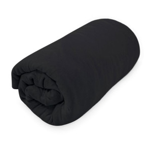 Prześcieradło jersey z gumką BASIC 027/CZARNY/220x200