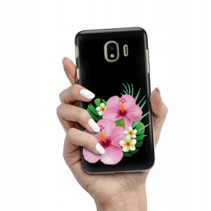 Etui Matowe Czarny do SAMSUNG J4 2018 Wiosna Wzory