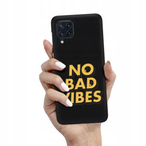 Etui Matowe CZARNY do SAMSUNG M32 Case Top Wzory