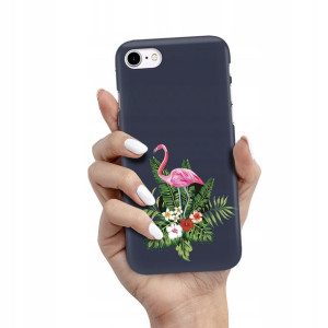 Etui Matowe Granat do IPHONE 8 Wiosenne Top Wzory
