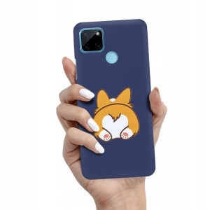 Etui Matowe GRANAT do REALME C25Y Case Top Wzory