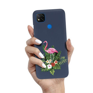 Etui Matowe Granat do XIAOMI REDMI 9C Wiosna Wzory