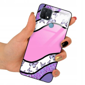 Etui Szklane do OPPO A15 Obudowa Case Modne Wzory