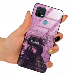 Etui Szklane do OPPO A15s Case Kosmos Space Wzory