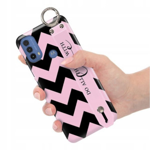 Etui z Paskiem do MOTOROLA E20s Modne Top Wzory