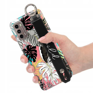ETUI Z PASKIEM do MOTOROLA G60 Obudowa Case Wzory