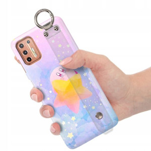 Etui z Paskiem do MOTOROLA G9 PLUS Modne Mix Wzory
