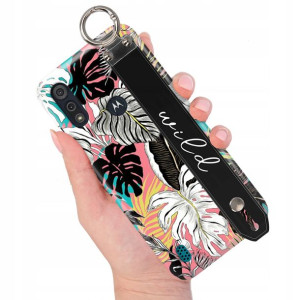 Etui z paskiem do MOTOROLA MOTO E6S Obudowa WZORY