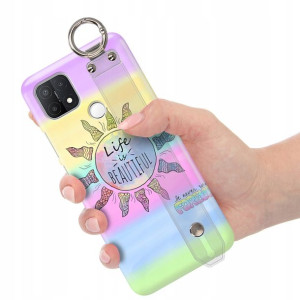 Etui z Paskiem do OPPO A15S Piękne Modne Wzory
