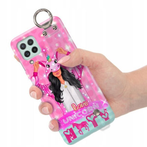 Etui z Paskiem do SAMSUNG A22 4G Piękne Top Wzory