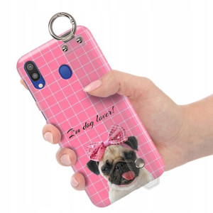 Etui z Paskiem do SAMSUNG M20 Piękne Modne Wzory