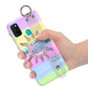 Etui z Paskiem do SAMSUNG M21 Piękne Modne Wzory