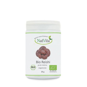 Reishi BIO grzyb mielony 25g NatVita