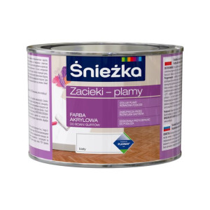 ŚNIEŻKA ZACIEKI-PLAMY biała farba akrylowa izolująca zabrudzenia 0,4L(1437)