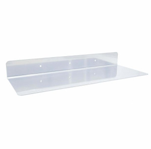 Półka wisząca prosta srebrna 36cm
