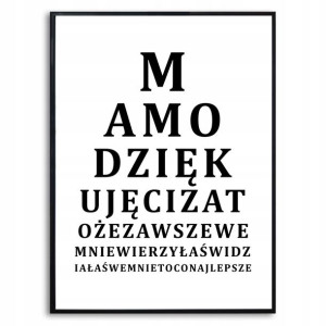 Plakat Obraz Na Prezent Na Dzień Matki Mamy Wzory