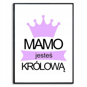 Plakat Obraz Na Prezent Na Dzień Matki Mamy Wzory